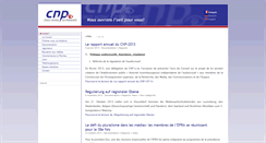 Desktop Screenshot of cnpl.lu